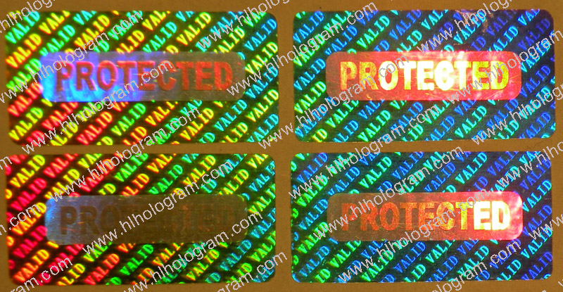 hologram sticker photo